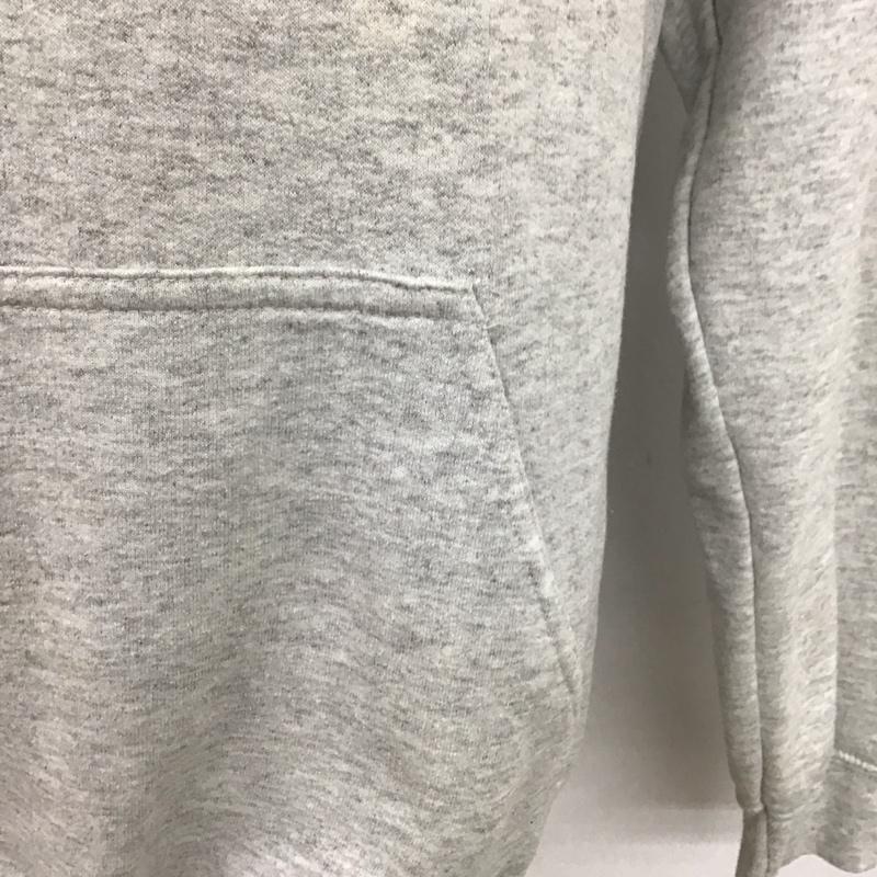 ギルダン GILDAN パーカー 長袖 L ロゴ、文字 灰 / グレー /  メンズ USED 古着 中古 10123274