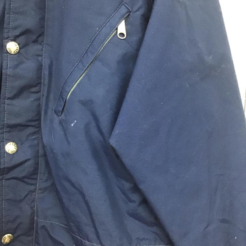 ザノースフェイス THE NORTH FACE ジャケット、上着 ジャンパー、ブルゾン ジップアップジャケット ナイロンジャケット アウター L ロゴ、文字 紺 / ネイビー /  メンズ USED 古着 中古 10145322