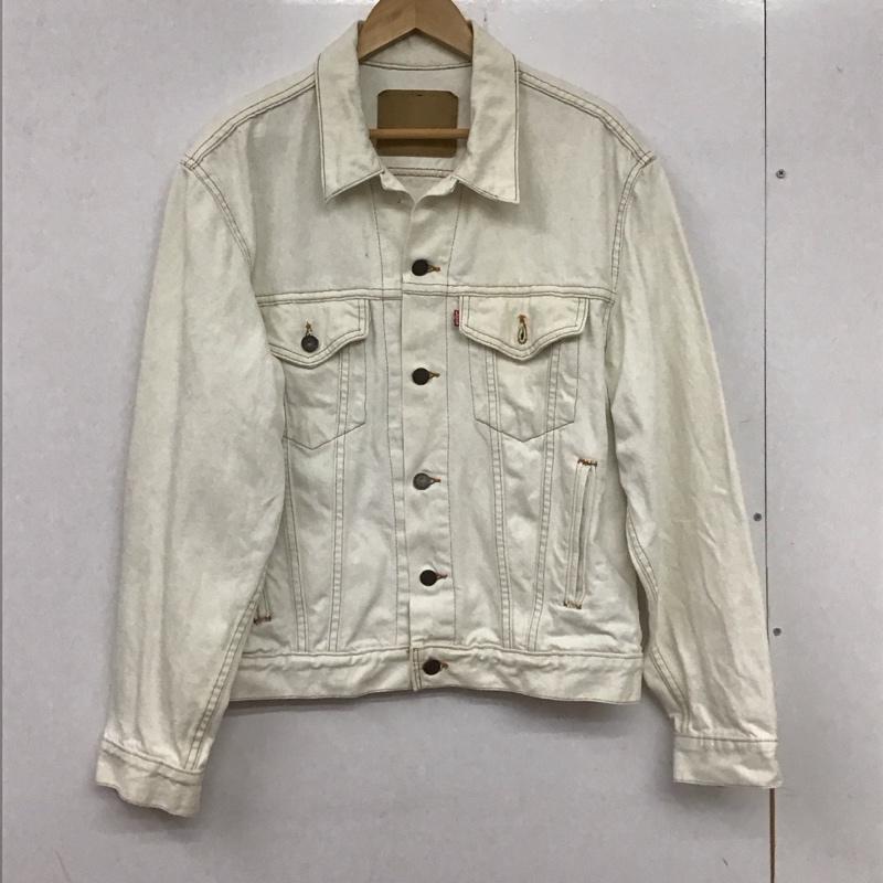 リーバイス Levi s ジャケット、上着 ジャケット、ブレザー デニムジャケット Gジャン 40 無地 白 / ホワイト /  メンズ USED 古着 中古 10134527