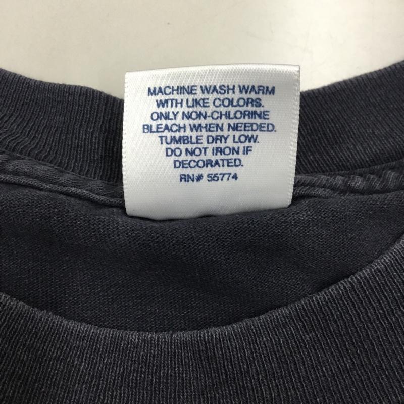 古着 USED Tシャツ 半袖 半袖カットソー プリントTシャツ クルーネックカットソー 90s human-i-tee L プリント 黒 / ブラック /  メンズ USED 古着 中古 10119719