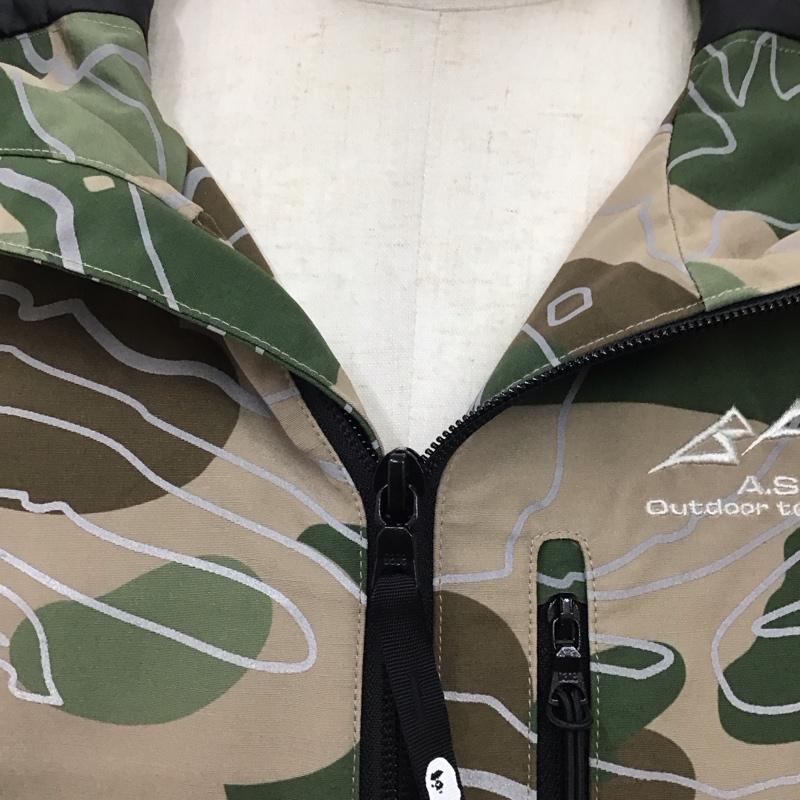 アベイシングエイプ A BATHING APE ジャケット、上着 ジャンパー、ブルゾン ジップアップジャケット ジャンパー ジャケット カジュアルジャケット アウター M プリント マルチカラー / マルチカラー /  メンズ USED 古着 中古 10117461