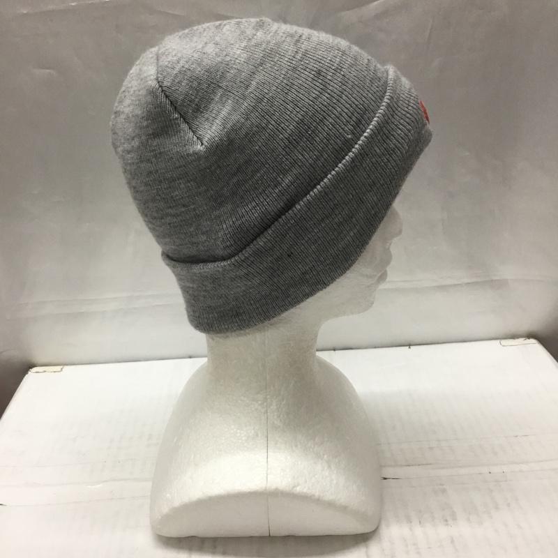 シュプリーム Supreme 帽子 ニット帽 18SS Rubber Patch Beanie ロゴ、文字 灰 / グレー /  メンズ USED 古着 中古 10109757
