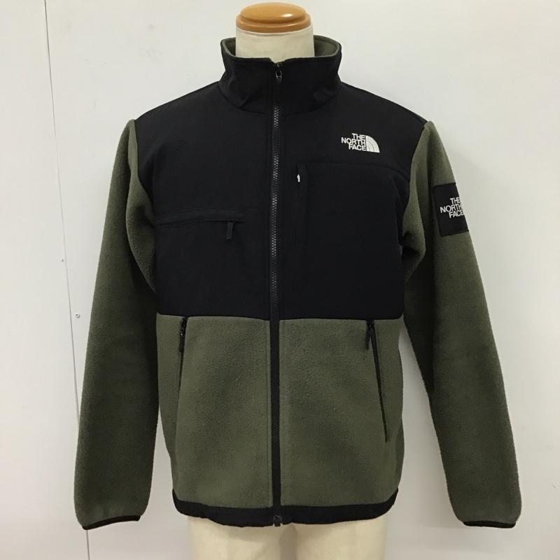 ザノースフェイス THE NORTH FACE ジャケット、上着 ジャンパー、ブルゾン na72051 デナリジャケット フリース ノーステックジップアップ アウトドア M ロゴ、文字 黒 / ブラック / X カーキ / カーキ /  メンズ USED 古着 中古 10116532