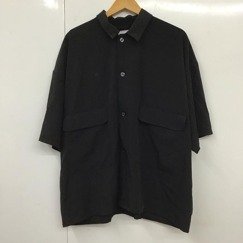 フーズフーギャラリー WHO S WHO gallery シャツ、ブラウス 半袖 オーバーサイズ W.W.G FREE 無地 黒 / ブラック /  メンズ USED 古着 中古 10117748