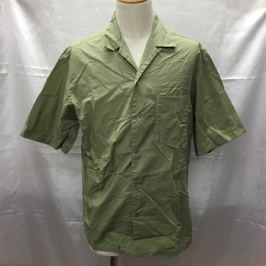 ユナイテッドアローズ UNITED ARROWS シャツ、ブラウス 半袖 1116-149-0191 半袖シャツ カラーシャツ カジュアルシャツ L 無地 カーキ / カーキ /  メンズ USED 古着 中古 10109421