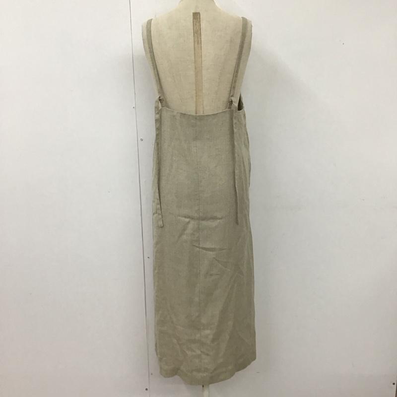 グリーンレーベルリラクシング green label relaxing ワンピース ロングスカート 3626-144-2623 キャミソールワンピース キャミワンピ 無地 茶 / ブラウン /  レディース USED 古着 中古 10116511