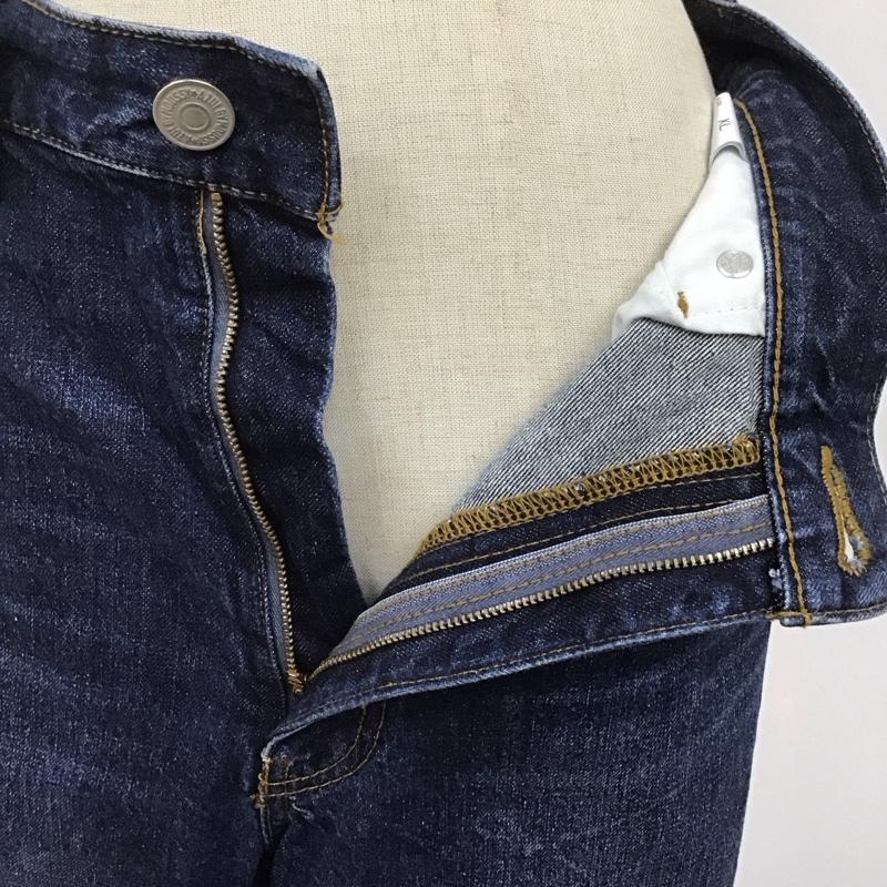 アズールバイマウジー AZUL BY MOUSSY パンツ デニム、ジーンズ 250CAA11-553A HIGH WAIST DENIM WIDE XL 無地 青 / ブルー /  レディース USED 古着 中古 10107403