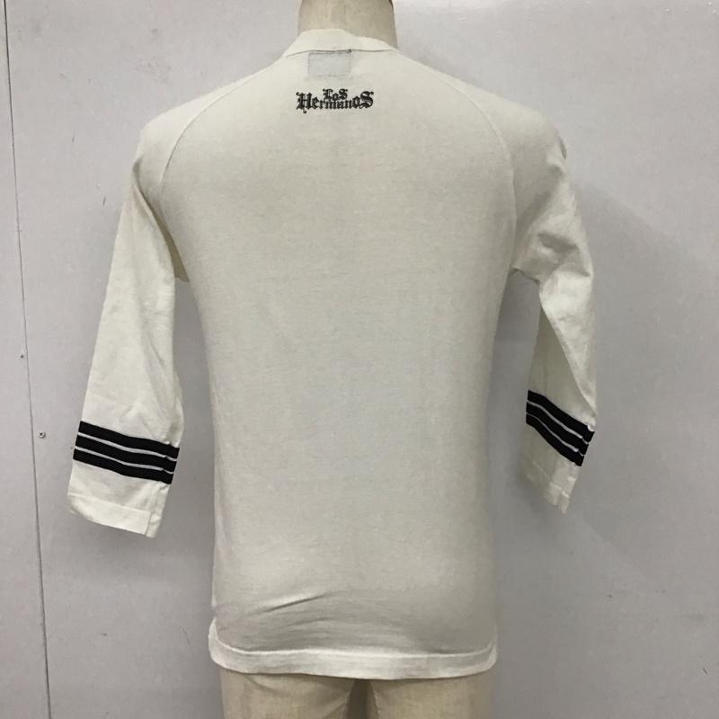 ネイバーフッド NEIGHBORHOOD カットソー 長袖 長袖カットソー クルーネックカットソー ロングスリーブカットソー プリントTシャツ S プリント 白 / ホワイト /  メンズ USED 古着 中古 10114710