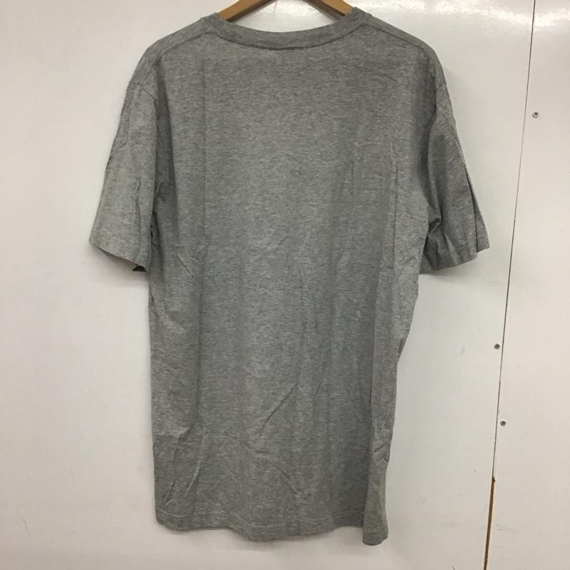 ポールスミス Paul Smith Tシャツ 半袖 半袖カットソー プリントTシャツ クルーネックカットソー XL ロゴ、文字 灰 / グレー /  メンズ USED 古着 中古 10135743