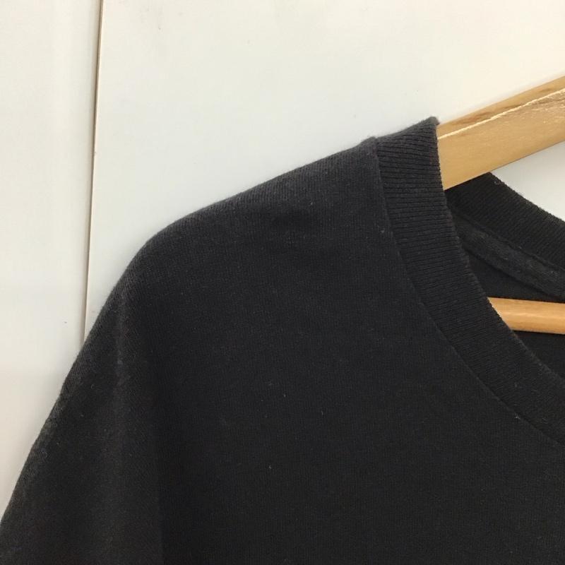 古着 USED Tシャツ 半袖 半袖カットソー プリントTシャツ クルーネックカットソー XXL ロゴ、文字 黒 / ブラック /  メンズ USED 古着 中古 10130119