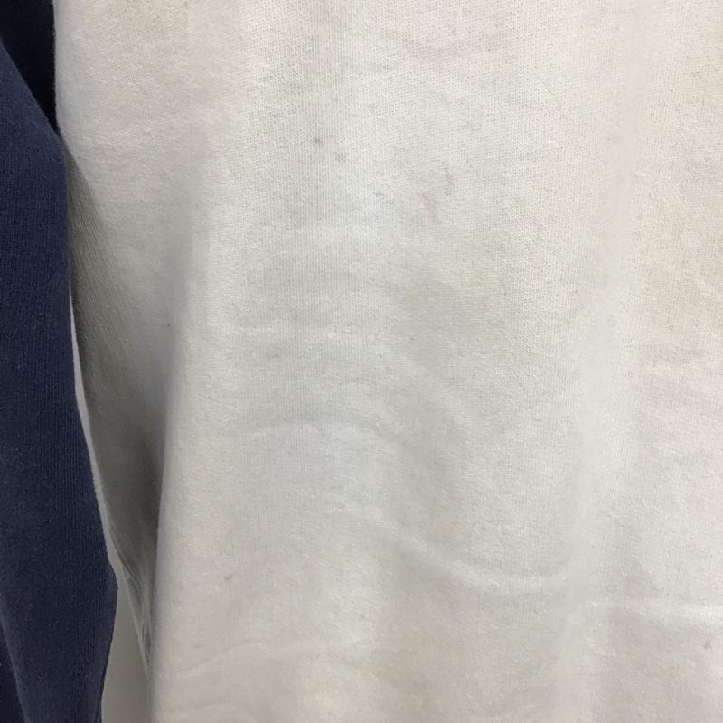 ポロバイラルフローレン Polo by RALPH LAUREN パーカー 長袖 L ロゴ、文字 X  白 / ホワイト / X 紺 / ネイビー /  メンズ USED 古着 中古 10117151