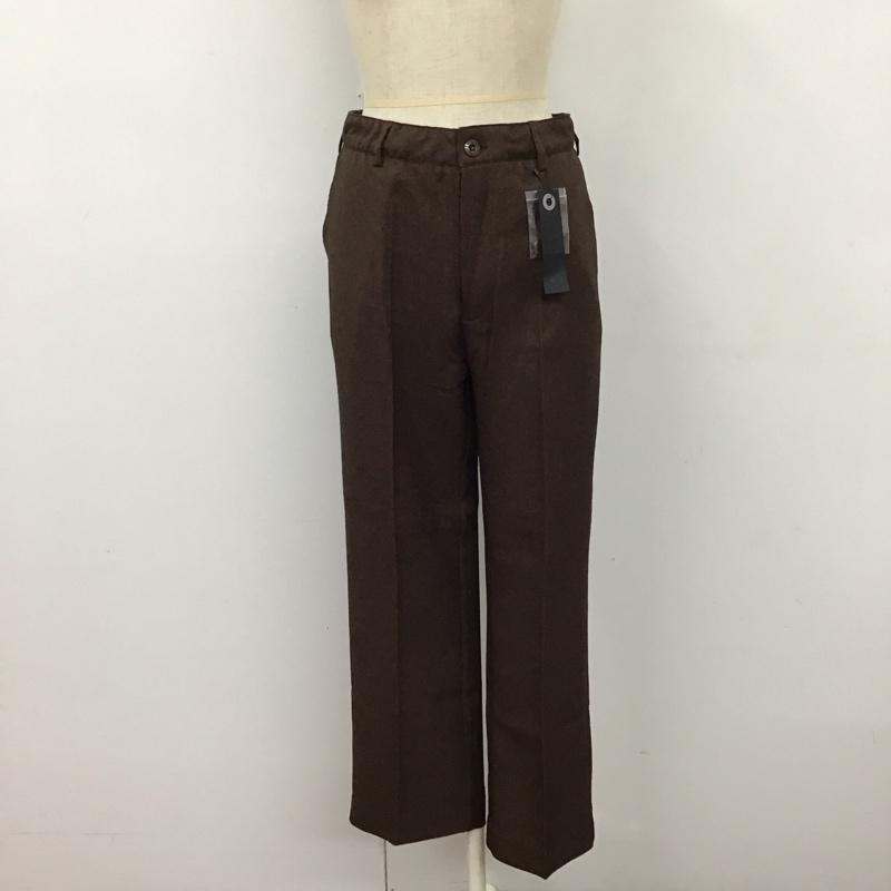 ジーナシス JEANASIS パンツ スラックス js050399mc M 無地 茶 / ブラウン /  レディース USED 古着 中古 10120302