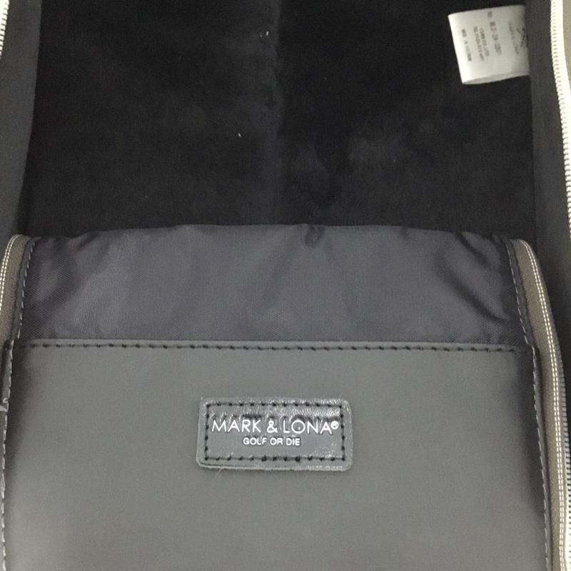 マークアンドロナ MARK&LONA バッグ バッグ MLS-2A-SB01 Gauge Camo CL Shoes Case シューズケース ゴルフ ロゴ、文字 黒 / ブラック / X 金 / ゴールド /  メンズ USED 古着 中古 10138057