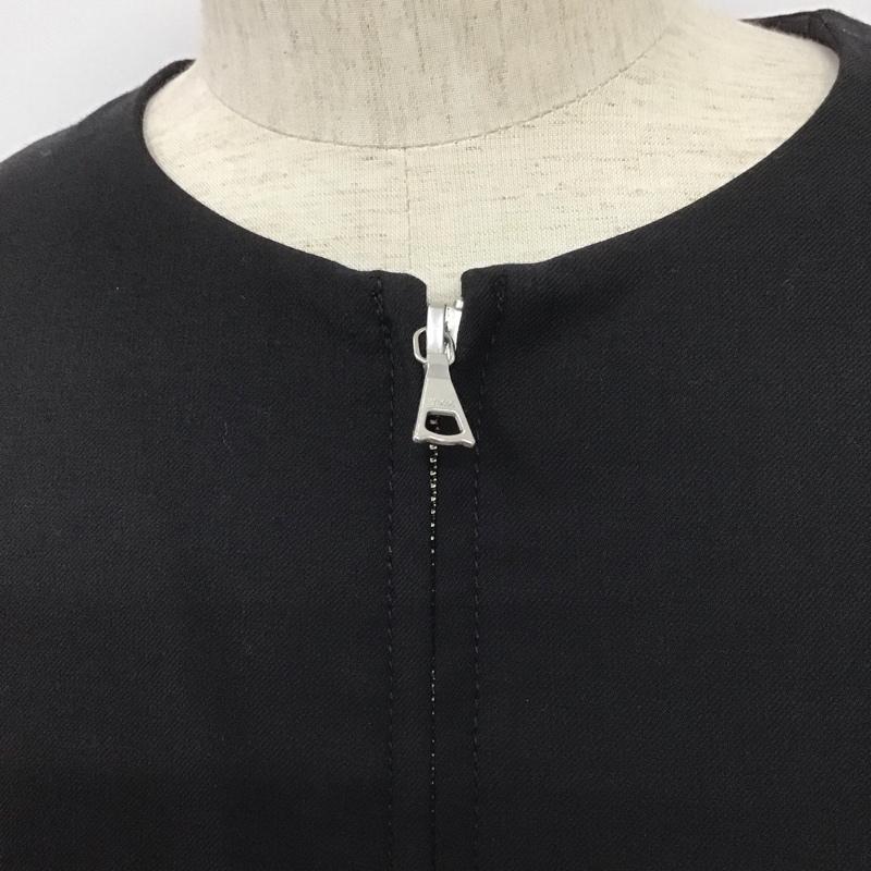 ハレ HARE ジャケット、上着 ジャンパー、ブルゾン HA030028AD ノーカラー L 無地 黒 / ブラック /  メンズ USED 古着 中古 10106791