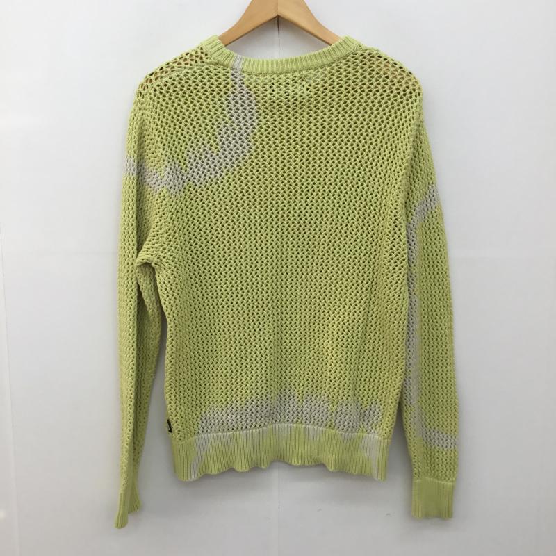 ステューシー STUSSY ニット、セーター 長袖 PIGMENT DYED LOOSE GAUGE SWEAT M グラデーション 黄 / イエロー /  メンズ USED 古着 中古 10122740