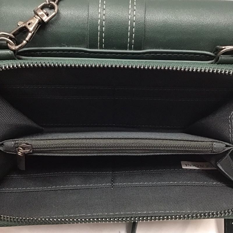 アズールバイマウジー AZUL BY MOUSSY ショルダーバッグ ショルダーバッグ チェーンベルト 財布 ウォレットバッグ 無地 緑 / グリーン /  レディース USED 古着 中古 10115661