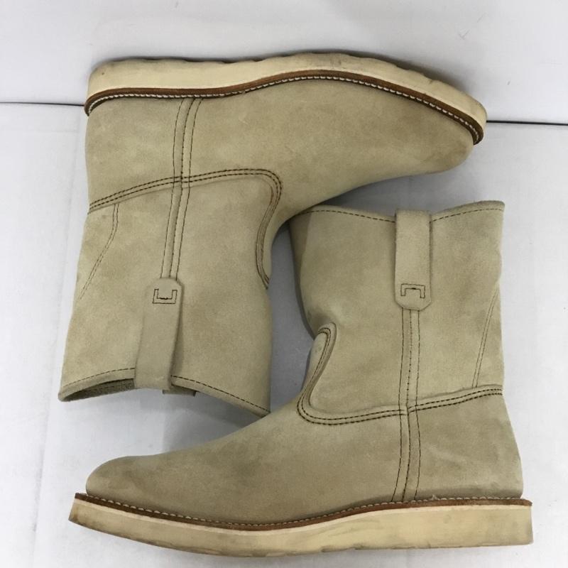 レッドウィング RED WING ブーツ 一般 E8168 9-INCH PECOS ペコスブーツ 28cm 28.0cm 無地 ベージュ / ベージュ /  メンズ USED 古着 中古 10144314