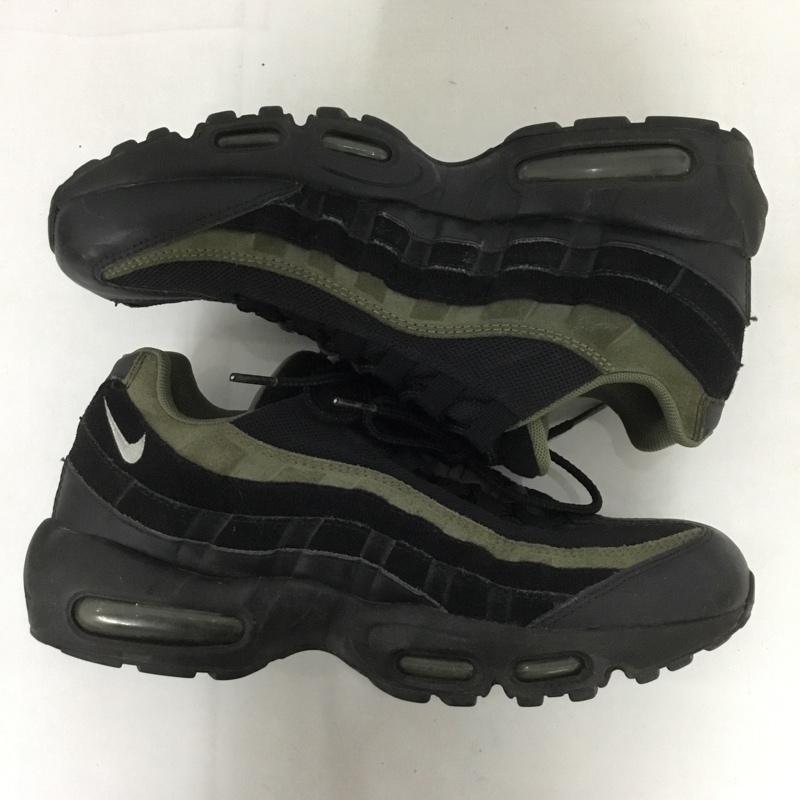 ナイキ NIKE スニーカー スニーカー AH8444-001 AIR MAX 95 HAL 27cm 27.0cm ロゴ、文字 黒 / ブラック / X カーキ / カーキ /  メンズ USED 古着 中古 10128975