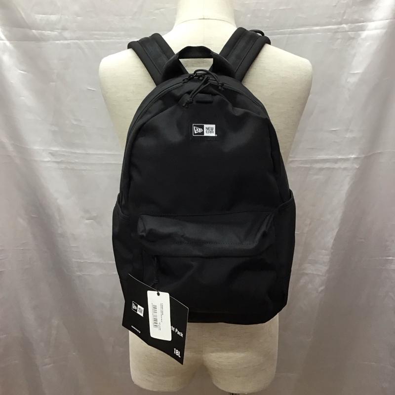 ニューエラ NEW ERA リュックサック、デイパック リュックサック、デイバッグ 13061306 Youth Light Pack 18L タグ付き ロゴ、文字 黒 / ブラック /  メンズ USED 古着 中古 10116972