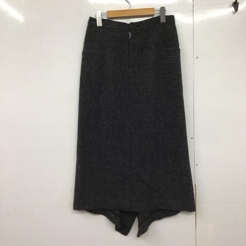 ヨウジヤマモト プリュス ノアール Yohji Yamamoto ＋Noir スカート ロングスカート ロングスカート フレアスカート カジュアルスカート 1 無地 灰 / グレー /  レディース USED 古着 中古 10143782