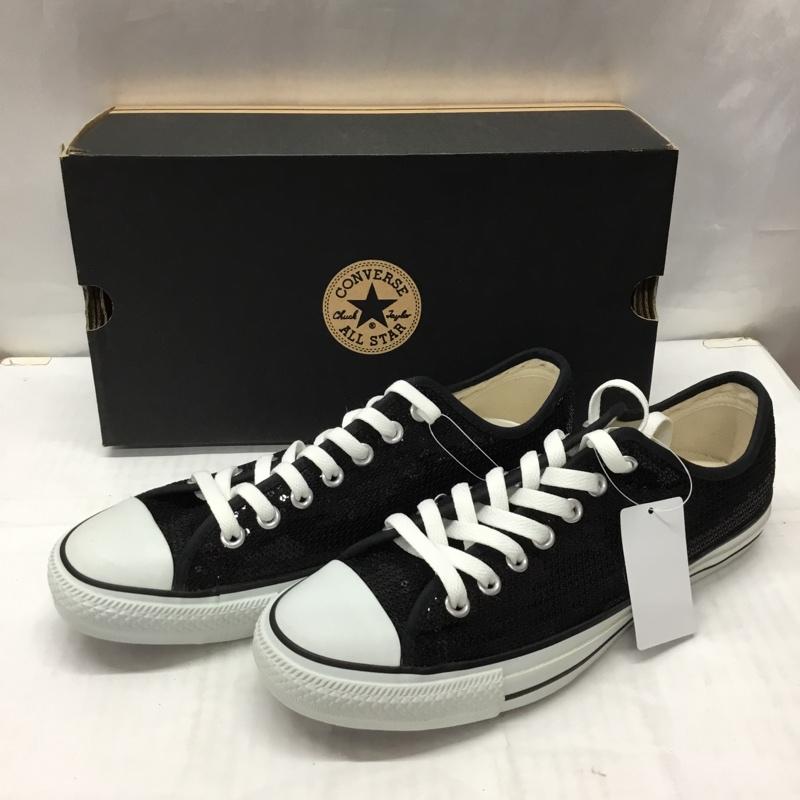 コンバース CONVERSE スニーカー スニーカー 1CL371 スパンコール OX 27cm 箱有 27.0cm ロゴ、文字 黒 / ブラック / X 白 / ホワイト /  メンズ USED 古着 中古 10115243