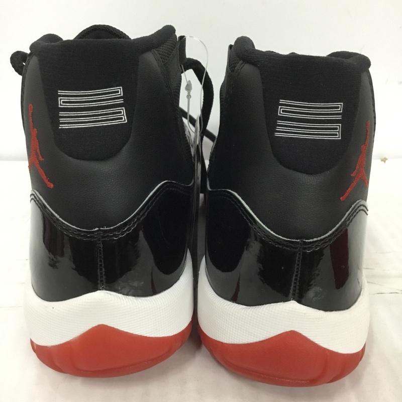 ナイキ NIKE スニーカー スニーカー 378037-061 AIR JORDAN 11 RETRO 26cm 箱有 26.0cm ワンポイント 黒 / ブラック / X 白 / ホワイト / X 赤 / レッド /  メンズ USED 古着 中古 10124203