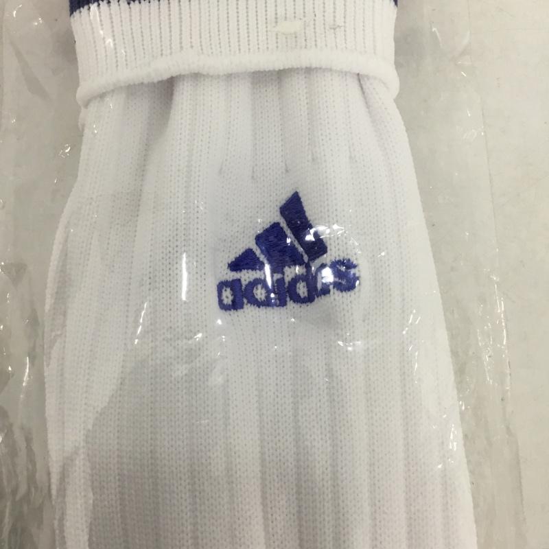 アディダス adidas ファッション小物 ファッション小物 R0082 3ストライプ ゲームソックス サッカー キッズ 19cm 20cm 21cm ロゴ、文字 白 / ホワイト / X 青 / ブルー / X 赤 / レッド /  ボーイズ USED 古着 中古 10132146