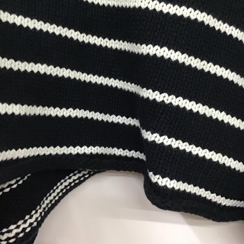 ザラ ZARA ニット、セーター 長袖 M ボーダー柄 紺 / ネイビー /  レディース USED 古着 中古 10131570