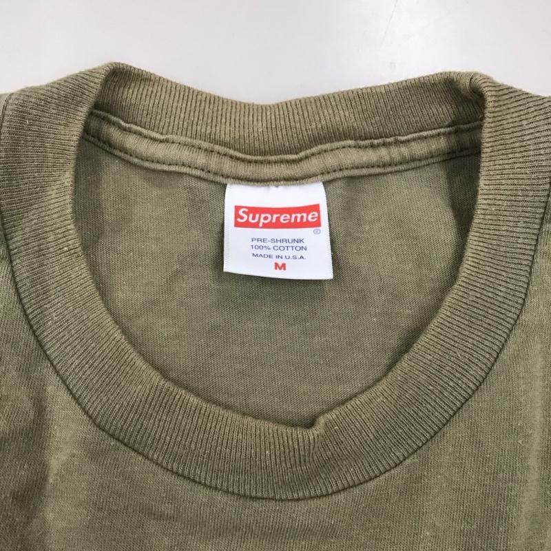 シュプリーム Supreme Tシャツ 半袖 半袖カットソー プリントTシャツ クルーネックカットソー M プリント カーキ / カーキ /  メンズ USED 古着 中古 10120535