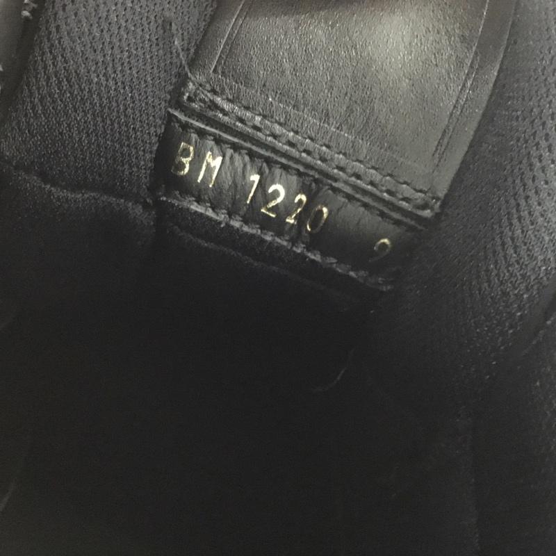 ルイヴィトン LOUIS VUITTON ブーツ ショートブーツ BM1220 オーベルカンフ ライン アンクルブーツ NBA 9 箱有 ロゴ、文字 黒 / ブラック /  メンズ USED 古着 中古 10146265