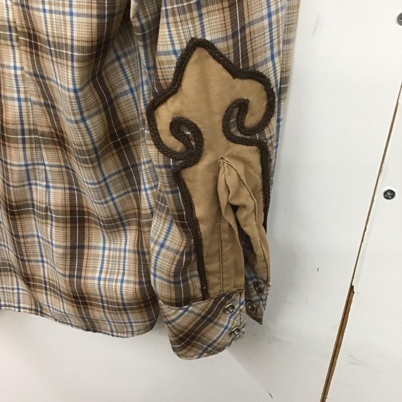 古着 USED シャツ、ブラウス 長袖 長袖シャツ チェックシャツ カラーシャツ ウエスタンシャツ チェック マルチカラー / マルチカラー /  メンズ USED 古着 中古 10139479