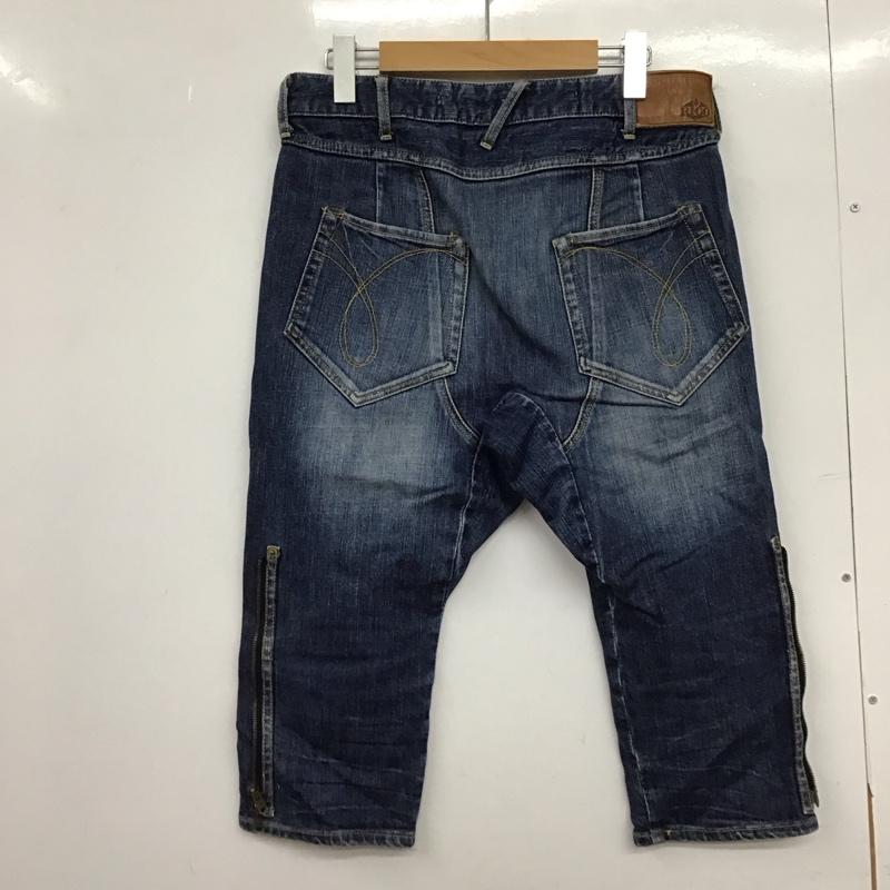 リコ RICO パンツ デニム、ジーンズ デニムパンツ ショートパンツ ハーフパンツ S 無地 インディゴ / インディゴ /  メンズ USED 古着 中古 10149604