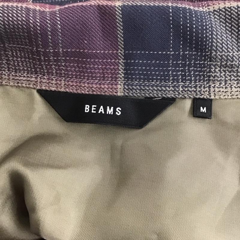 ビームス BEAMS シャツ、ブラウス 長袖 長袖シャツ チェックシャツ カラーシャツ ポケットシャツ M チェック マルチカラー / マルチカラー /  メンズ USED 古着 中古 10106353
