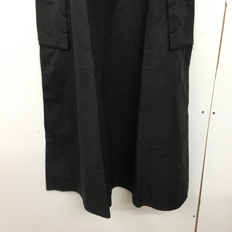 ジーナシス JEANASIS ワンピース ロングスカート js071523mw ノースリーブワンピース ジャンパースカート FREE 無地 黒 / ブラック /  レディース USED 古着 中古 10149092