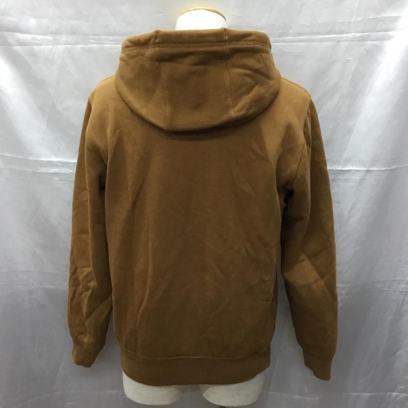 エルエルビーン L.L.Bean パーカー 長袖 ジップアップパーカー スウェットパーカー 長袖パーカー M 無地 茶 / ブラウン /  メンズ USED 古着 中古 10110996
