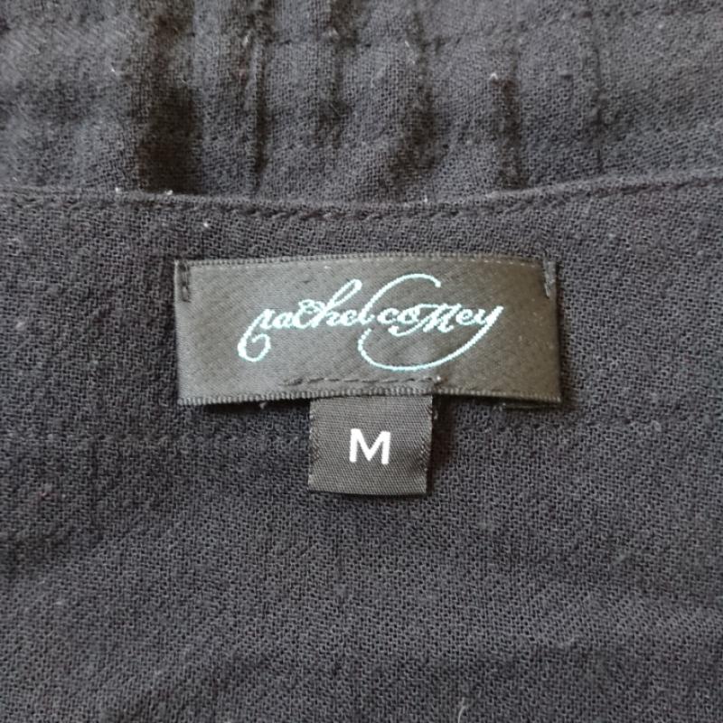 レイチェルコーミー Rachel Comey ワンピース ひざ丈スカート M 無地 黒 / ブラック /  レディース USED 古着 中古 10012177