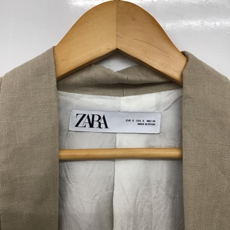 ザラ ZARA ジャケット、上着 ジャケット、ブレザー S 無地 ベージュ / ベージュ /  レディース USED 古着 中古 10142735