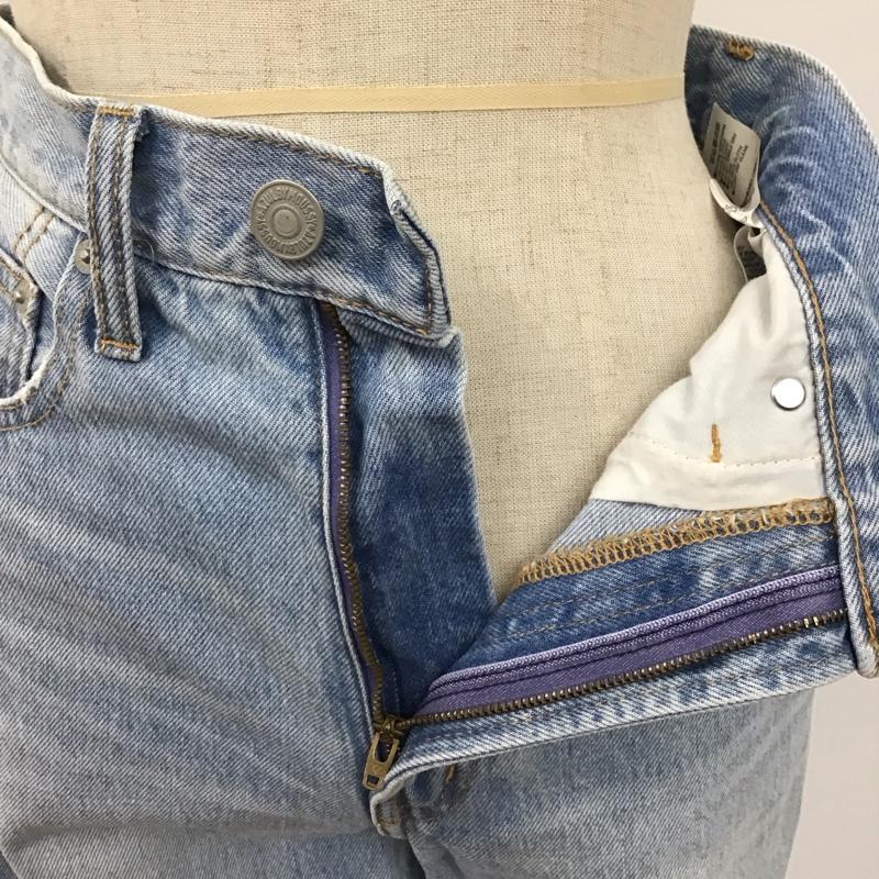 アズールバイマウジー AZUL BY MOUSSY パンツ デニム、ジーンズ 250DSA11-336J HIGH WAIST DENIM STRAIGHT S 無地 水色 / ライトブルー /  レディース USED 古着 中古 10120017