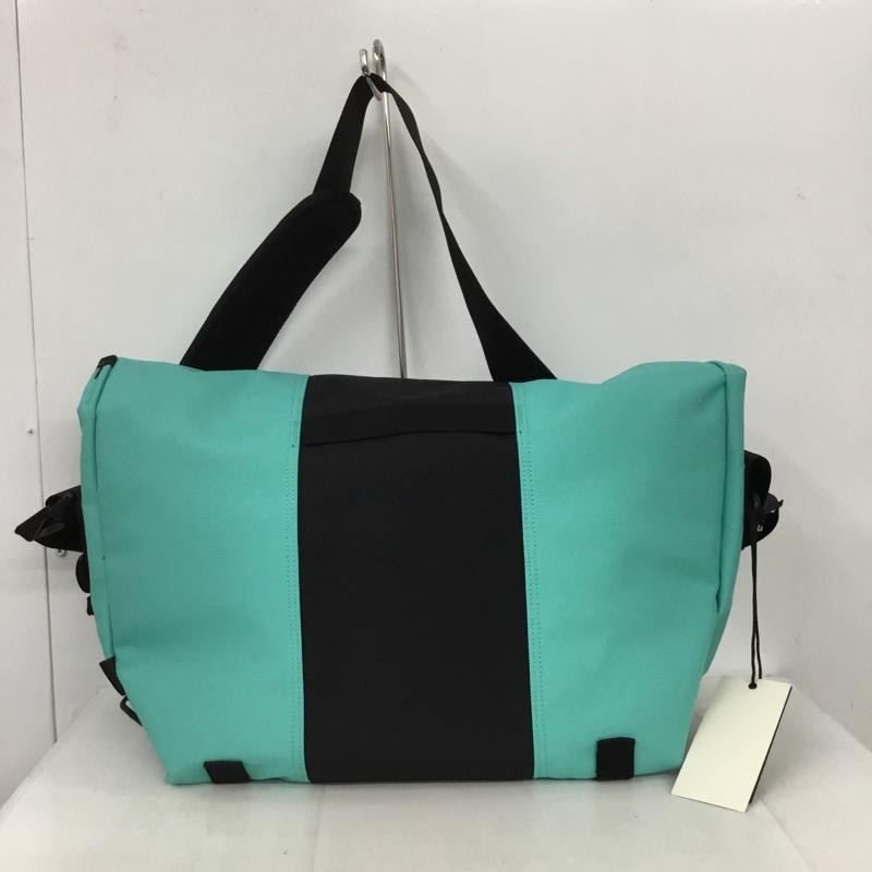 ティンバックツー TIMBUK2 メッセンジャーバッグ メッセンジャーバッグ 1108-4-1340 ショルダーバッグ クラシックメッセンジャー タグ付き ロゴ、文字 水色 / ライトブルー / X 黒 / ブラック /  メンズ USED 古着 中古 10131896