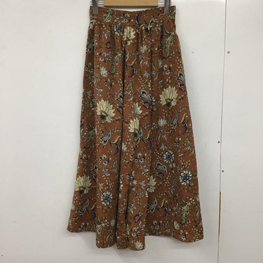 チャオパニック CIAOPANIC ボトムス ボトムス ワイドパンツ FREE 総柄 茶 / ブラウン /  レディース USED 古着 中古 10138064