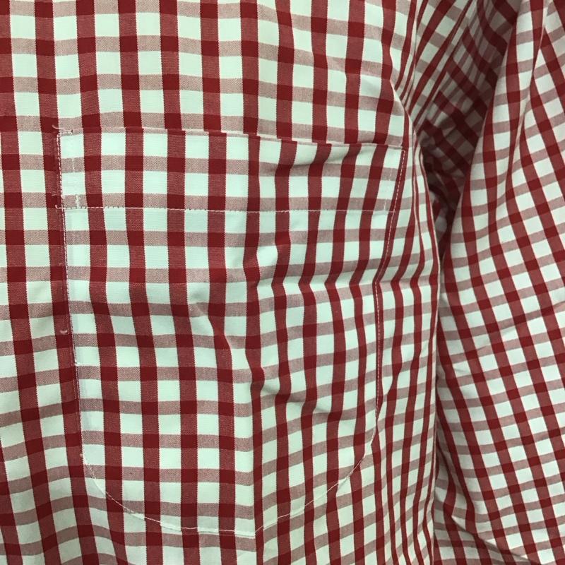 ブルックスブラザーズ BROOKS BROTHERS シャツ、ブラウス 長袖 長袖シャツ カラーシャツ ポケットシャツ 長袖カットソー チェックシャツ チェック 白 / ホワイト / X 赤 / レッド /  メンズ USED 古着 中古 10113008