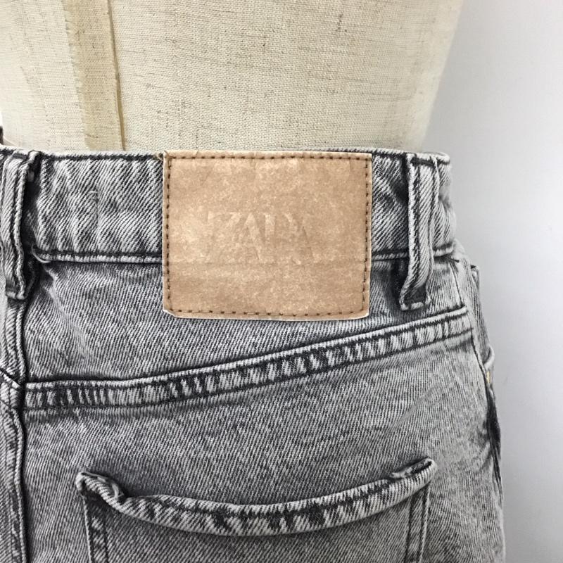 ザラ ZARA パンツ デニム、ジーンズ 7223 222 802 ストレッチ 無地 黒 / ブラック /  レディース USED 古着 中古 10111446