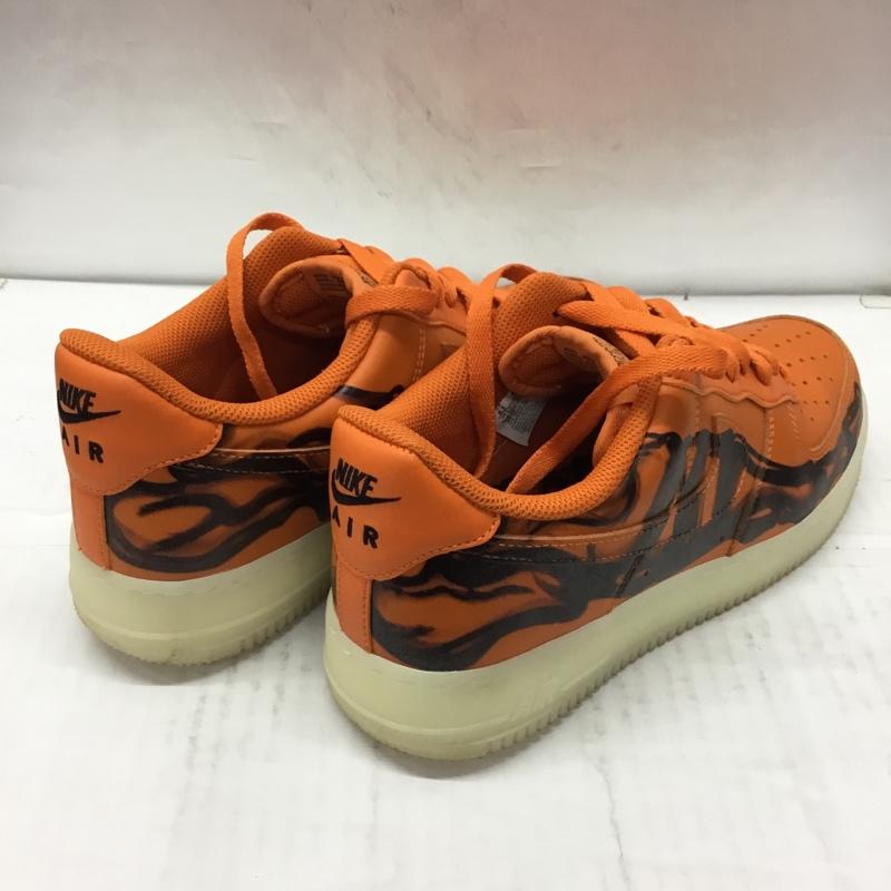 ナイキ NIKE スニーカー スニーカー CU8067-800 AIR FORCE 1 07 SKELETON QS 26.5cm 箱有 26.5cm ロゴ、文字 橙 / オレンジ / X 黒 / ブラック /  メンズ USED 古着 中古 10107845