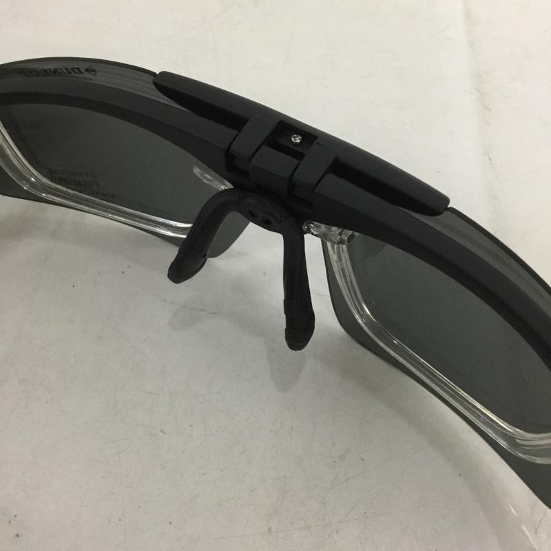 ダンロップ DUNLOP めがね・サングラス サングラス DU-010 スポーツサングラス ミラーレンズ ロゴ、文字 黒 / ブラック /  メンズ USED 古着 中古 10140531