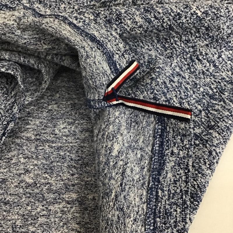 トミーヒルフィガー TOMMY HILFIGER ポロシャツ 半袖 半袖ポロシャツ 半袖カットソー カラーシャツ L 無地 青 / ブルー /  メンズ USED 古着 中古 10129068