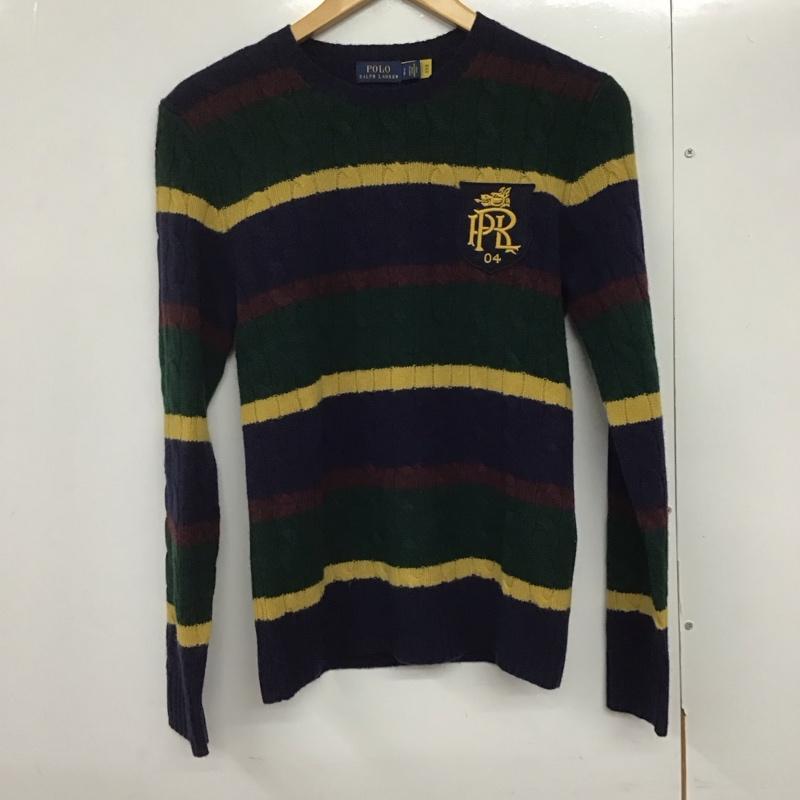 ポロラルフローレン POLO RALPH LAUREN ニット、セーター 長袖 S 無地 マルチカラー / マルチカラー /  レディース USED 古着 中古 10142897