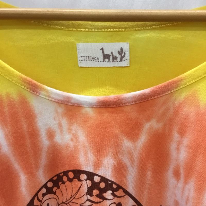 チチカカ TITICACA Tシャツ 半袖 半袖カットソー プリントTシャツ クルーネックカットソー FREE プリント マルチカラー / マルチカラー /  レディース USED 古着 中古 10113316