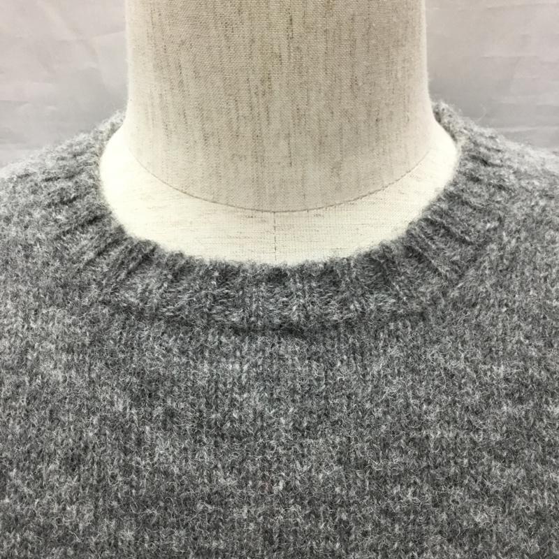 古着 USED ニット、セーター 長袖 長袖ニットカットソー ニット セーター クルーネックニット scottson 38 無地 灰 / グレー /  メンズ USED 古着 中古 10118631
