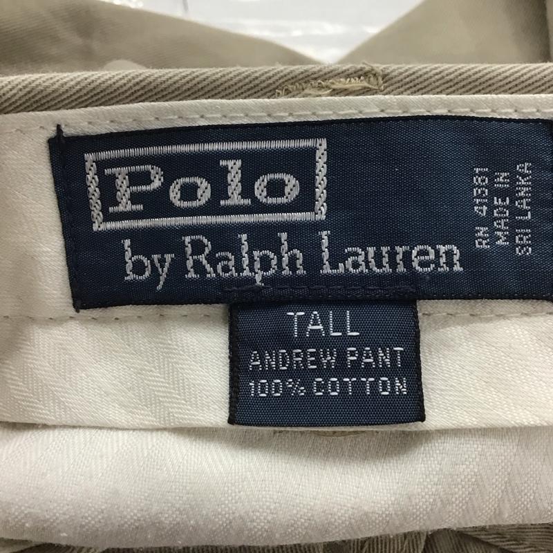 ポロバイラルフローレン POLOBYRALPHLAUREN パンツ チノパン チノパン ワイドパンツ カジュアルパンツ 36インチ 無地 ベージュ / ベージュ /  メンズ USED 古着 中古 10149291