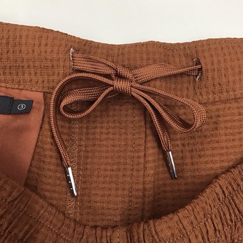 ニコアンド niko and... パンツ スラックス H212ML17TO イージーパンツ M 無地 茶 / ブラウン /  メンズ USED 古着 中古 10112393